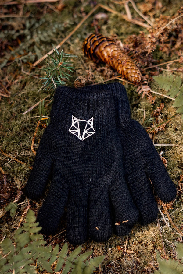 Handschuhe -cozy fox- schwarz